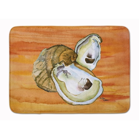 Carolines Treasures Oyster Machine Washable Memory Foam Mat 8142-RUG